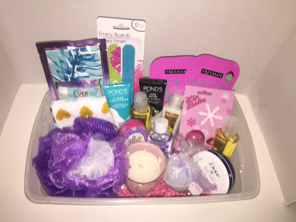 Spa gift box - hygiene gift set- self care box -