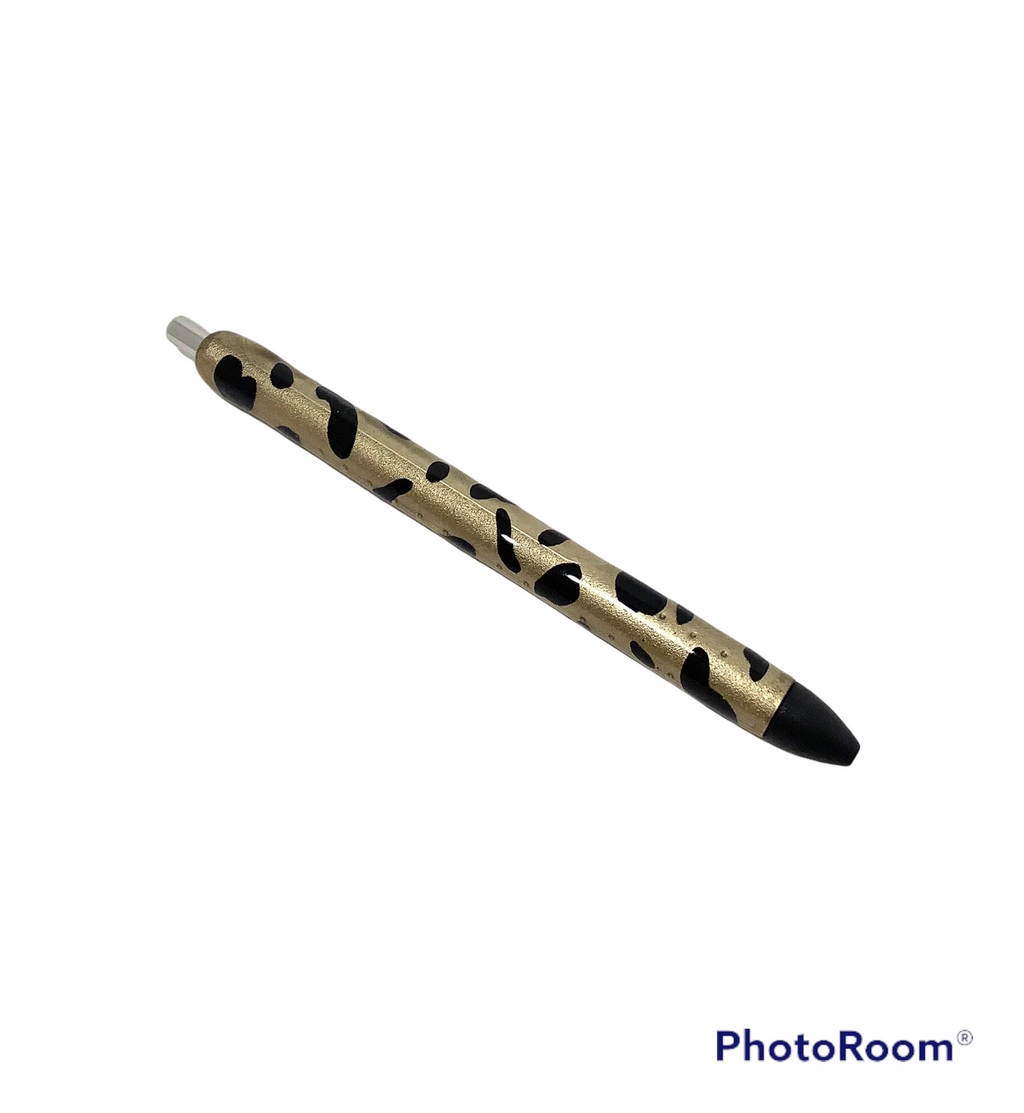 Cheetah print pen